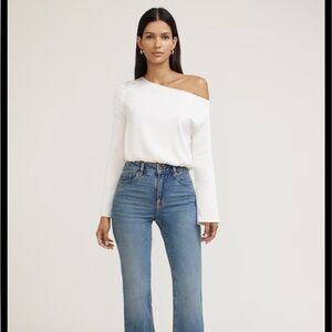 Dynamite Off Shoulder Satin Blouse